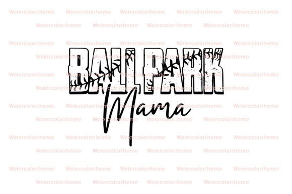 Ballpark Mama SVG, Baseball Mom Cut File