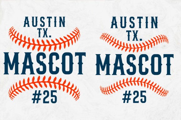 Baseball Team SVG Mascot Design
