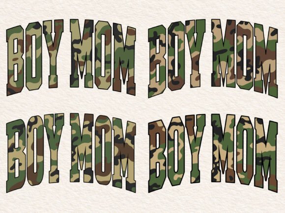 Boy Mom Camouflage Sublimation SVG PNG