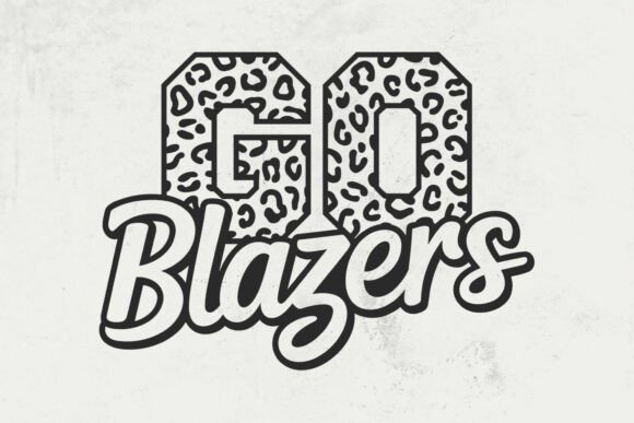 Go Blazers Leopard, Go Blazers Football