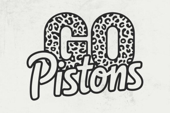 Go Pistons Leopard, Go Pistons Football