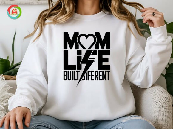 Mom Life Built Different SVG