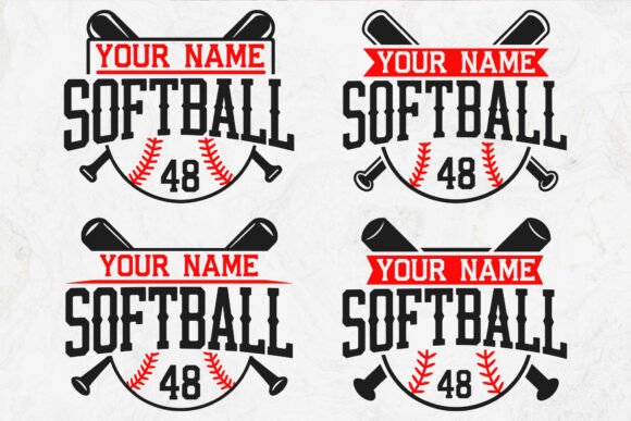 Softball Team Template, Softball Logo