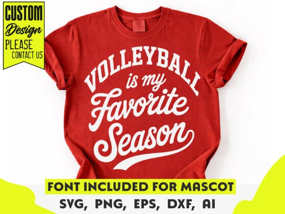 Volleyball Is My Favorite Season SVG